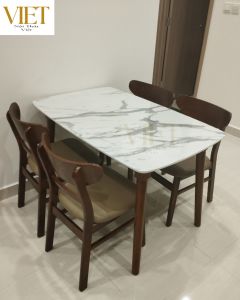 Bộ bàn ăn Mango được ưa chọn Bàn ghế ăn gia đình Miễn phí ship HCM Dĩ an Biên hòa