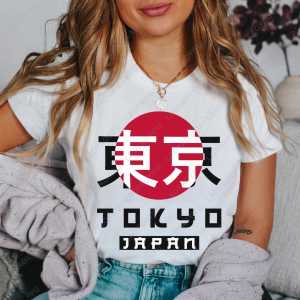 [Local Stock] VCC Tokyo Japan Kanji Japanese Graphic Printed Tshirt Casual Fashion Loose Harajuku Man Streetwear Summer Short Sleeve Women Tees