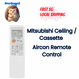 [SG] Replacement Mitsubishi (Singapore) Cassette Ceiling Mitsubishi Aircon Remote PAR-FL32MA PAR-FA32MA W001CP