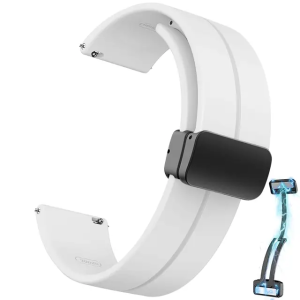20mm 22mm Strap Sport Silicone Magnetic Buckle For Samsung Galaxy watch 4/5/6 Huawei GT4 2 2e 3 band
