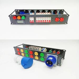 V POWER รุ่น F16F17R16 ปลั๊กโหลดซิงเกิลเฟส 2U ใช้สายไฟเบอร์6