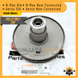 Pully Set Only Original Yamaha 2DP Pulley Belakang NMax Old Aerox 155 Connected NMax New Puly Puli Kanvas Ganda Pulli Puley Belakang Ori YGP