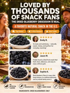 Sugar-Free Blueberry Dried Blueberries for Eye Health by Seouls Renowned Eye Doctor