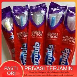 Sikat gigi formula double action satuan