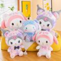 Sanrio Melody Kuromi Plush Doll Toy Anime Plush Toy Transformation Doll Cute Girlfriend Gift. 