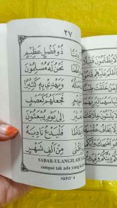 Buku IQRO: Cara Cepat Belajar Membaca Al Quran Ukuran Kecil