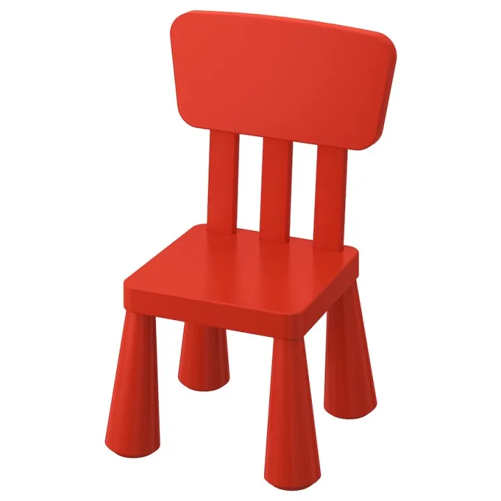 เก้าอี้และที่นั่งเด็ก IKEA เก้าอี้เด็ก, ใน/นอกอาคาร/แดง/น้ำเงิน
