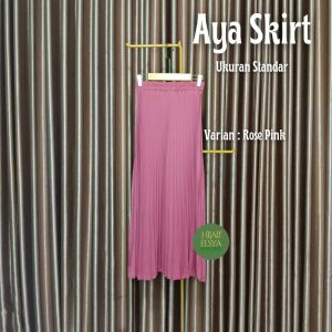 Rok Plisket Premium Ukuran Standart dari Bahan Adem Anti Nerawang