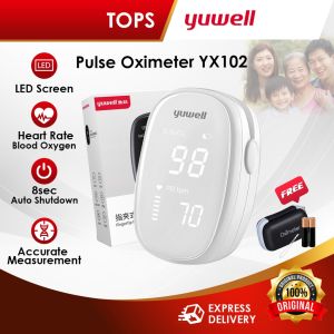 My Nature Shop  Xiaomi Yuwell YX102 Fingertip Pulse Oximeter Monitor Finger Spo2 Blood Oxygen Meter Oksimeter Oxymeter