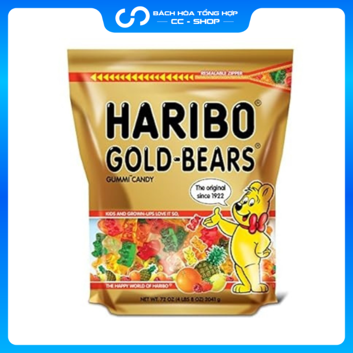 Kẹo Dẻo Gấu Vàng Hương Trái Cây Tổng Hợp Haribo Gold Bear Gummi Candy ...