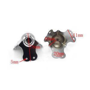 8Pcs Flight Case Ball Corner Round/Stackable Metal Touring Case Ball Corner Bracket Protector