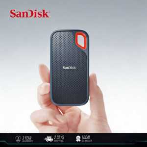 SanDisk Extreme Portable SSD E61 USB3 2 External Solid State Drive 1TB 2TB 4TB 6TB 8TB 1050MB/s Fast Read Speed Black PSSD