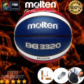 Molten BG3320 GQ7X Category 7 PU Leather Material Basketball Ball  Size 7 PU Leather Material Indoor Outdoor Basketball. 