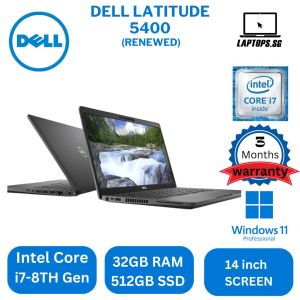 Excellent  Condition Laptop For Office /Studies/ online Work Dell 5400 intel core i7-8th Gen/8GB/16GB/32GB Ram/256GB/512GB SSD/14 inch Screen/windows 11 /3 Months Warranty (Refurb)