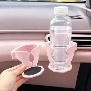 MODERNLUX Universal Fit Car Cup Holder Stable Mount Anti-Sloshing Air Vent Holder Portable Multifunctional Design Vehicle Cup Stand Vehicle Use