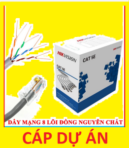 Cáp Mạng CAT5E UTP HIKVISION DS-1LN5E-E/E( Thùng 305m ) - Đồng Nguyên Chất - Chính Hãng - ĐẠI LÝ CÁP MẠNG HIKVISION