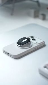 2-in-1 Magnetic Phone Ring — Finger Grip + Viewing Stand