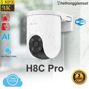 Camera EZVIZ H8C Pro 3MP 4MP H8C Pro 5MP - Wifi Ngoài Trời Xoay 360 độ - Bảo Hành 24 Tháng