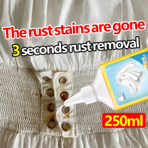 🎁Buy1 Take1🎁 RUST STAIN REMOVER for clothes 500ml Fabric stain remover clothes stain remover formulated to remove stubborn rust and metal stains on white fabrics clothes Rust Stain Remover Instant Rust Stain Remover