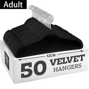 50pcs Velvet Hanger BEIGE BLACK GRAY PINK Elegant Design - Premium Velvet Hanger by Style Supply Pack of 50 Non-Slip Velvet Hanger Ultra Thin Aesthetic Home Buddies Estetik Organized（COD)）