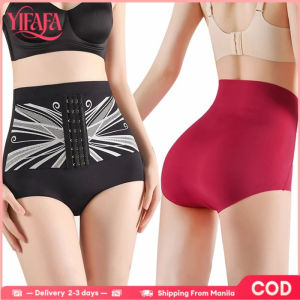 YIFAFA (Buy 1 Take 1)High Waist Buckle Butt Shapewear Shaping Panties【2-3 Days Delivery】Front Buckle Adjustable Pants Waist Trainer Postpartum Shaping Briefs Female Seamless Hip-lift Panties