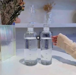Time Stamp Scale Glass Water Bottle Heat Resistant Transparent Water Cup Creativity Sports Portable Drinking Bottles Full Glass Water Bottle Time Marking Water Bottle Juice Bottle Coffee Bottle