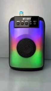 GG - Speaker wireless Bluetooth BT 1811 / speaker bluetooth RGB LED portable BT-1811 / speaker bluetooth 1811