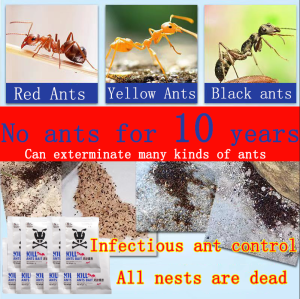 no ants for 10 years One infected whole nest died Effective Powder Ant Killing Bait Serial killing of black red and yellow ants kill rate up to 100%Insect Killer pests bugs insecticides pesticides trap Repeller Control  trapping