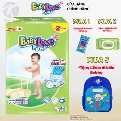 Tã Quần Bobby/Baby Love Size XXXL 20-35 kg ( Siêu Tiết Kiệm )