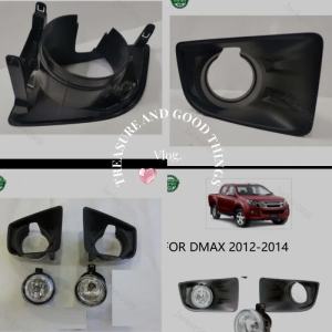 1SET Fog Lamp Spot Light fog lamp cover For ISUZU D-MAX DMAX 2012 2013 2014