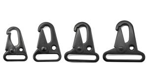 10PCS 0.75"/1"/1.25"/1.5" Enlarged HK Clips Heavy Duty Snap Hooks Sling Clips for Paracord Sling Outdoors