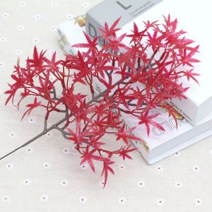 Mô hình lá phong (màu đỏ) - Tráng trí gỗ lũa bonsai tuyệt đẹp - Hàng chất lượng cao màu tự nhiên