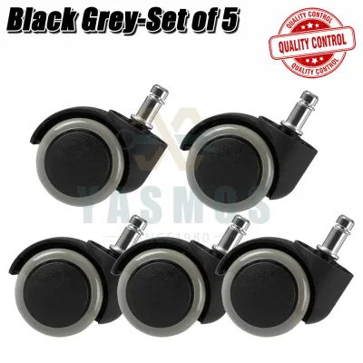 5pcs Office Chair Wheel Heavy Duty Swivel Chair Wheels Replacement Computer Gaming / Office Chair Wheel