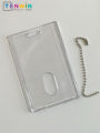 Holder Id Card Acrylic Id Card 2 sisi Tempat Kartu Id Card Member Name Tag Acrylic. 