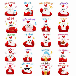 STICK ON | Set sticker giọt máu vàng hiến máu nghĩa tình chữ thập đỏ siêu dễ thương trendy hài hước văn phòng phẩm