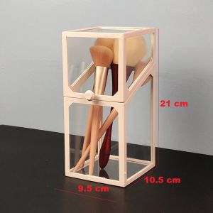 ABS Glass Cosmetic Drawers Makeup Jewelry Storage Display Organizer Box Kosmetic Kotak besar