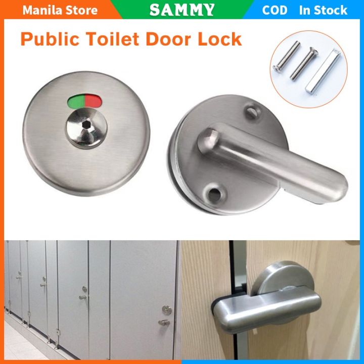 NEW Privacy Deadbolt Latch, Indicating Door Lock For WC Public Restroom ...