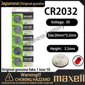 Original Maxell CR2032 Coin type Lithium Battery / Button Battery 3V for Car keys Watch Calculator Camera Toys Lights 1 PACK / 5 PCS