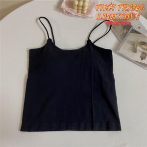 Áo Bra Nữ 2 Dây Mảnh Dáng Dài Có Đệm Ngực Hot Trend Mới 1012