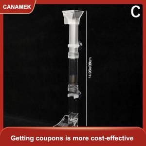 【CANAMEK】 Aquarium trong suốt cho ăn Ống Set Acrylic Aquarium Feeder tôm Feeder cho ăn container phụ kiện công cụ
