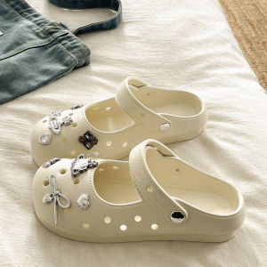 [Free Shipping] Ballet Flats Casual Summer Shoes Non-Slip Odor-Resistant Cute Suitable For Outdoor Wear Beach Travel WomenS Clogs 2026 New Style