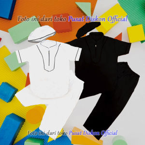 Baju Setelan Koko Muslim Anak Laki Laki Baju Muslim Anak Koko Set Anak Model List Polos