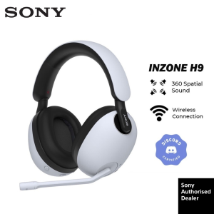 Sony INZONE H3 / H7 / H9 Wired / Wireless Gaming Headset with 360 Spatial Sound for Gaming Active Noise Cancellation