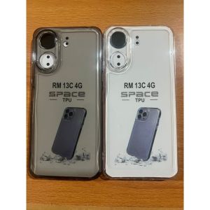 CASE SPACE TPU XIAOMI REDMI 12 4G/ REDMI A3/ 14C/ 13C/ 12C/ 13 4G/ POCO C65/ M6/ X6 PRO/ X5/ POCO X7/ NOTE 14 4G/ NOTE 14 PRO/ NOTE 13 4G/ NOTE 13 5G/ NOTE 12 PRO 5G/ NOTE 12 4G/ NOTE 10 4G/ NOTE 9/ NOTE 8 SOFTCASE SILIKON CLEAR-BLACK TRANSFARAN