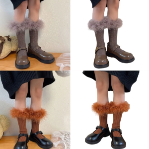 Đa Năng Rắn Sang Trọng Vớ Trẻ Em Của viền ren cao đến đầu gối Đống Vớ Cho Các Bên mặc hàng ngày Và Khiêu Vũ Biểu Diễn