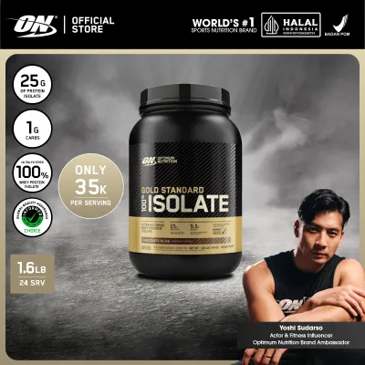 [Surabaya] Optimum Nutrition Gold Standard 100% Isolate Protein 1.6 lbs - Whey / Susu Protein / Suplemen / Gym / Muscle Protein