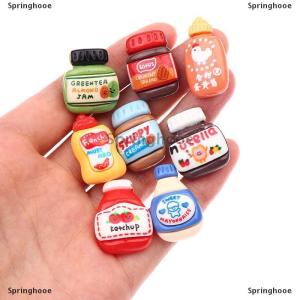 [COD] Springhooe 8PCS Seasoning Bottle Refrigerator Magnets Kawaii Cartoon Food Fridge Magnets Cute Decorative Magnets Locker Cabinet Accessories