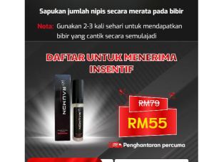 lipbalm for men Lips Serum untuk cerahkan bibir lelaki masalah bibir gelap