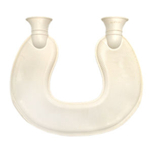 Refillable Hot Water Bottle Rubber U Shaped Long Shape Hot Water Bottle Water Bottle suitable home travel workplace or everyday routines Practical Design for the Stated Purpose