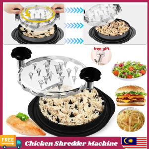 (Ship in 12H) 1pcs Chicken Shredder Machine Meat Pulled For Kitchen Tool Chicken Meat Breast Shredding Separation Mincing Grinder Machine With Lid For Shredding Chicken Pulled Pork Beef 鸡肉分丝器